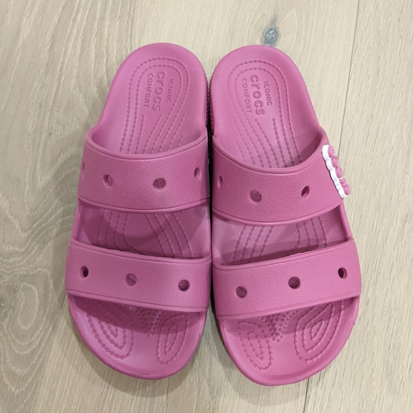 Crocs pink slides - Picture 6 of 9